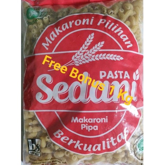 

Macaroni Sedani + Gratis Bonus