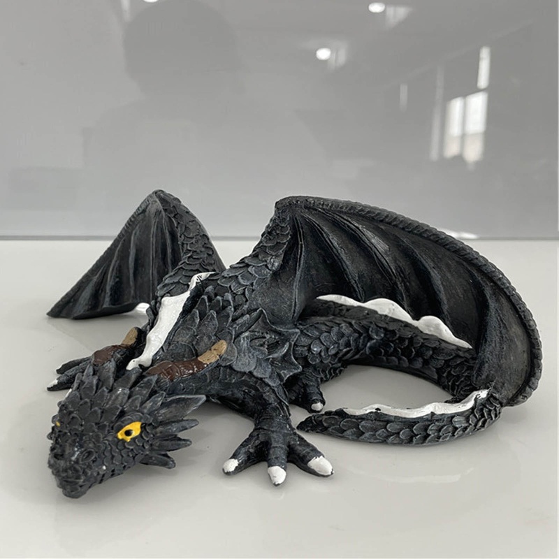 Ornamen Desain Naga Gaya Gothic Untuk Dekorasi Pesta Halloween