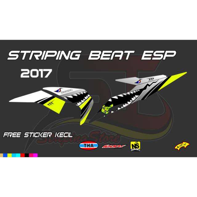 Striping beat esp shark /beat 2017 /striping beat custom
