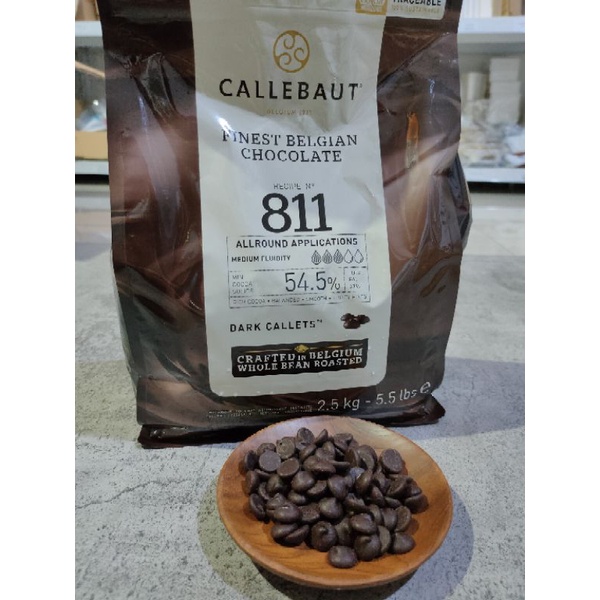 CALLEBAUT 811 DARK CHOCOLATE 54.5 % - 1 Kg