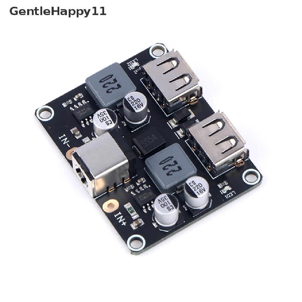 Gentlehappy Modul Konverter Step Down Charging USB QC3.0 QC2.0 USB DC-DC 6-32V