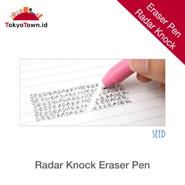 

Terbatas Radar Knock Eraser Trendi