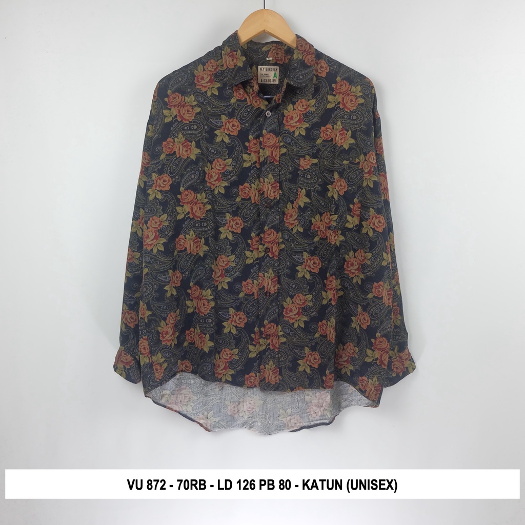 Thrift Blouse Vintage | Kode V4-VU 872