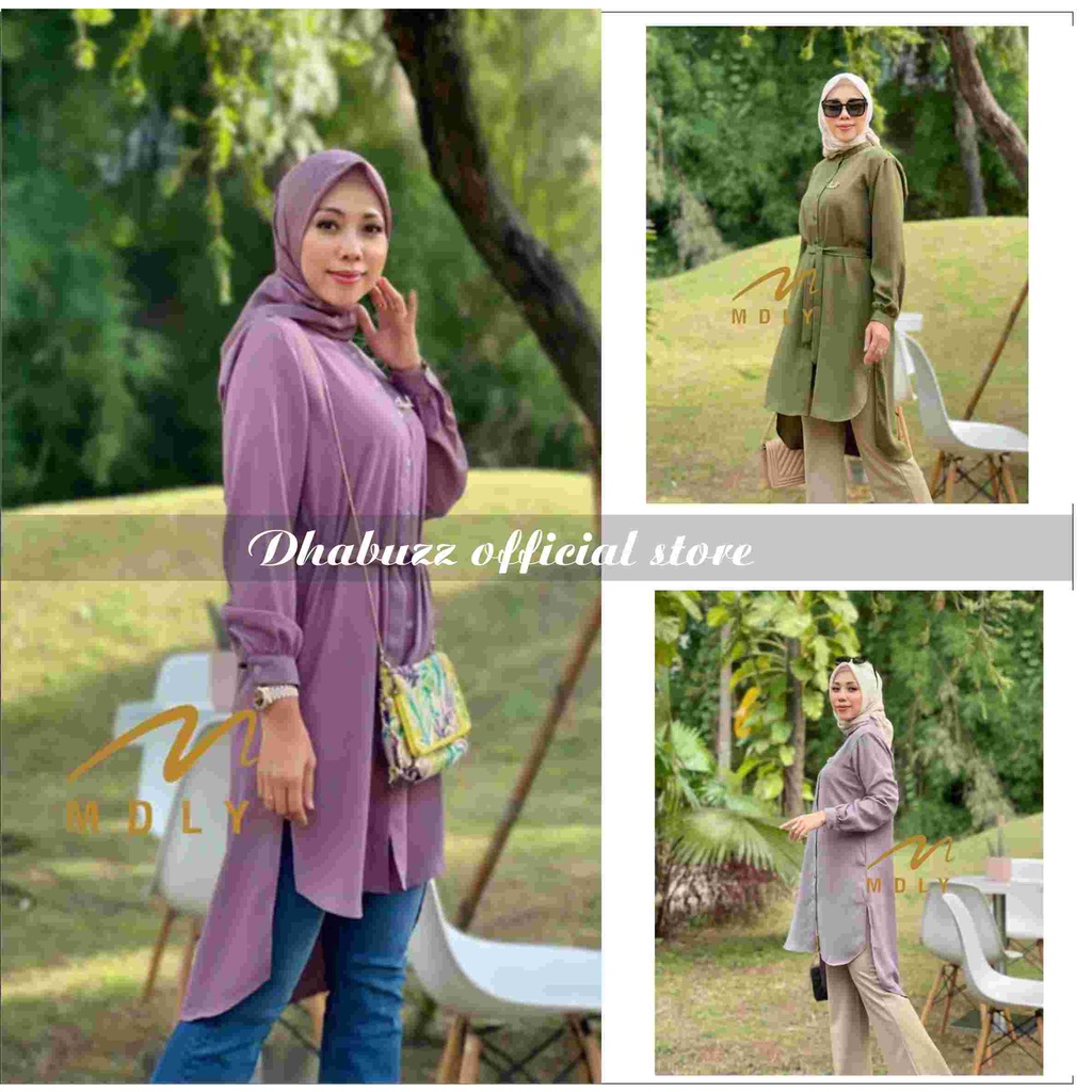 BAJU ATASAN TUNIK PREMIUM WANITA TERBARU ZALIKA By MDLY