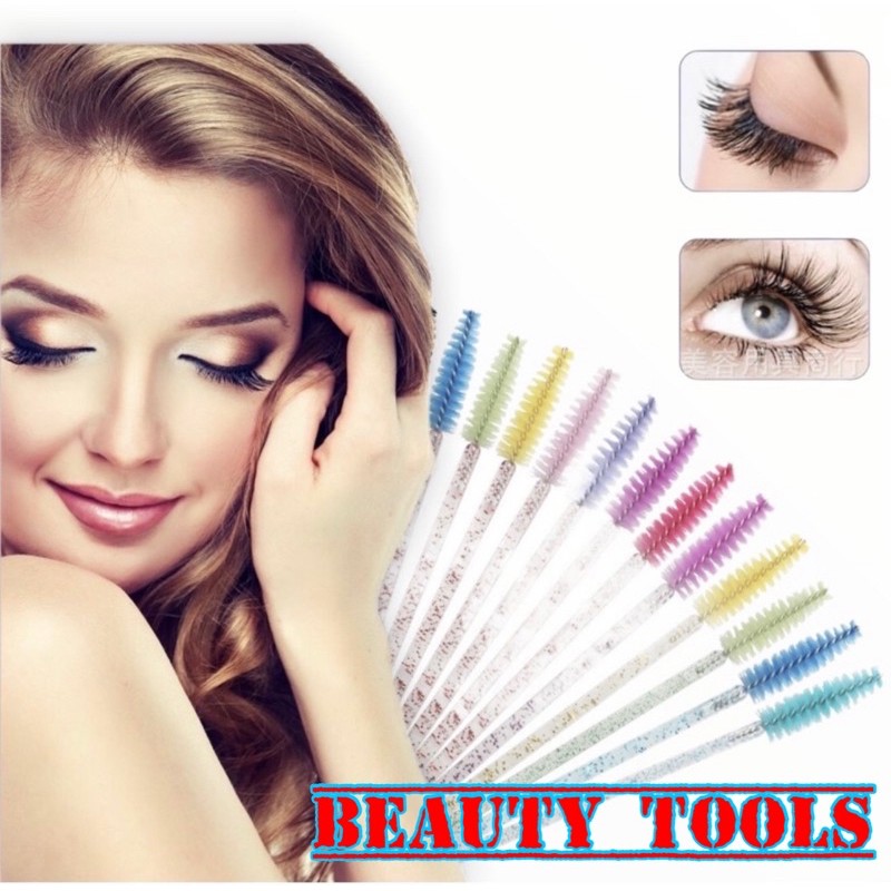 AZ Sisir Kuas Sikat Eyelash Extention Bulu Mata Spoolers Makeup Tool Kit Brush