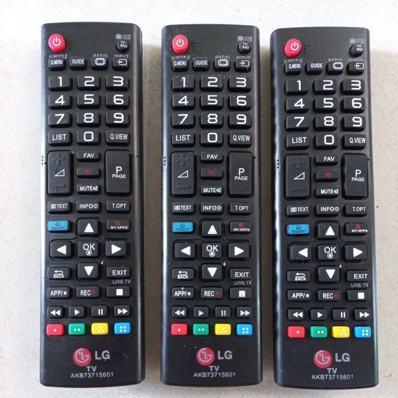 REMOTE REMOT TV LG  SMART TV LCD LED AKB73715601