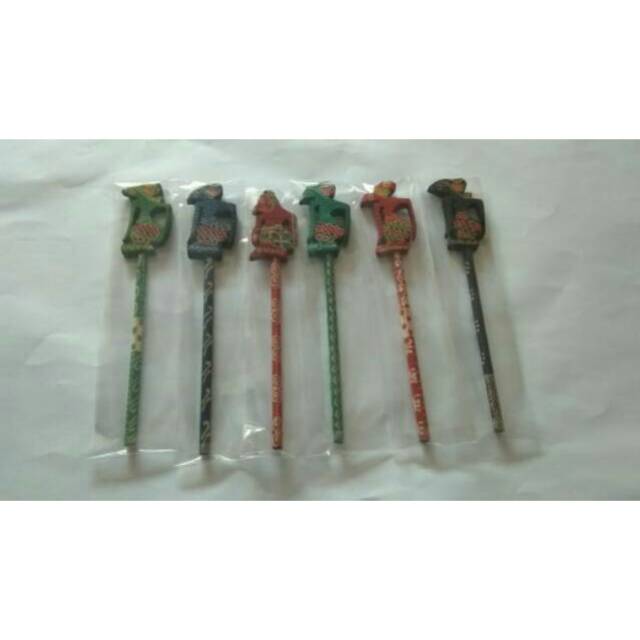 

Souvenir Pensil Batik wayang khas Jogja