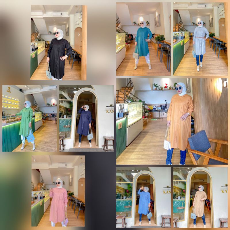 DAILY TUNIK // TUNIK KATUN //TUNIK POLOS