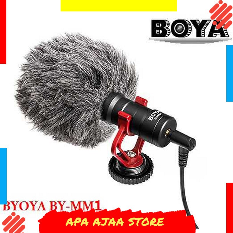 Hot Promo ! Boya Shotgun Microphone for Smartphone &amp; DSLR - BY-MM1