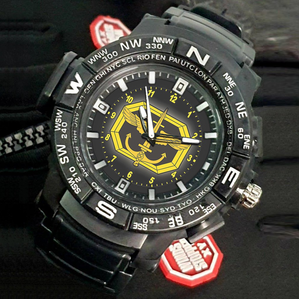 (EXCLUSIVE) Jam Tangan KOPASSUS motif 7 Sport Bagus