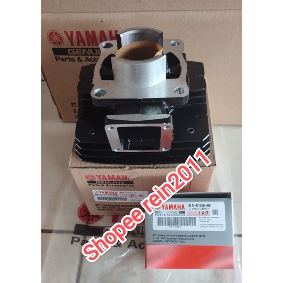 CYLINDER BLOK SEHER RX KING RXK RX K YP1 SET PISTON KIT ASLI ORI YAMAHA 3KA E1311 31 &amp; 3KA E1630 00