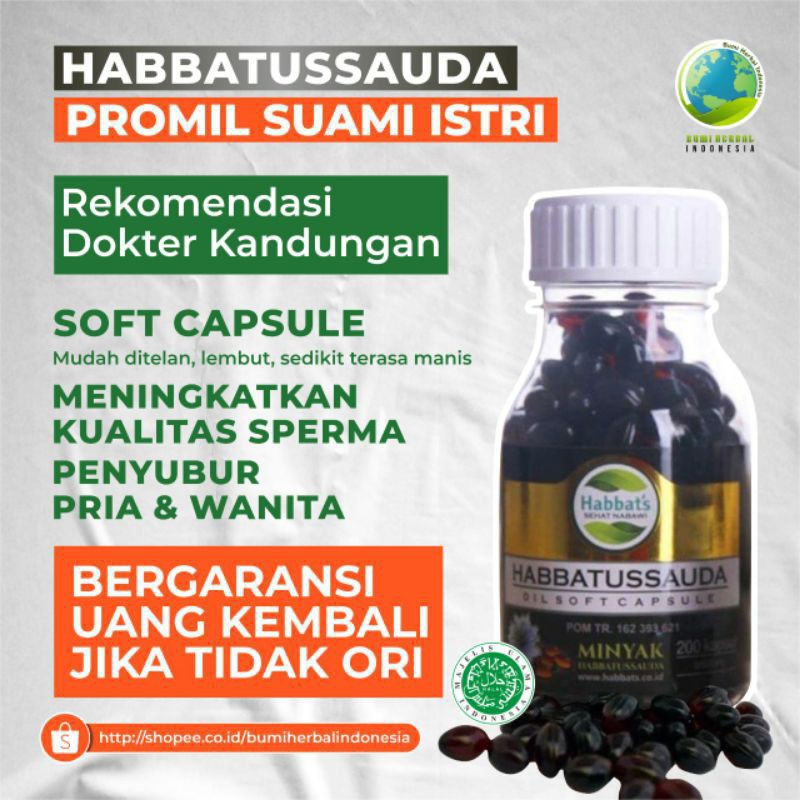 HABBATUSSAUDA PROMIL HABBATUSSAUDA OIL SOFT CAPSULE