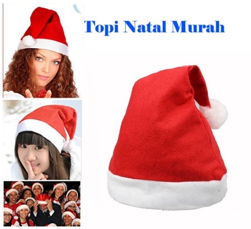 (NCS) COD Topi Natal Santa Claus Merry Christmas New Year Celebration Polos