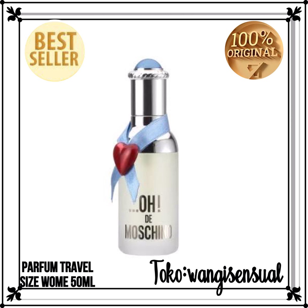 Parfum Travel Size Moschino oh De moschino women 50ml ( TANPA BOX )