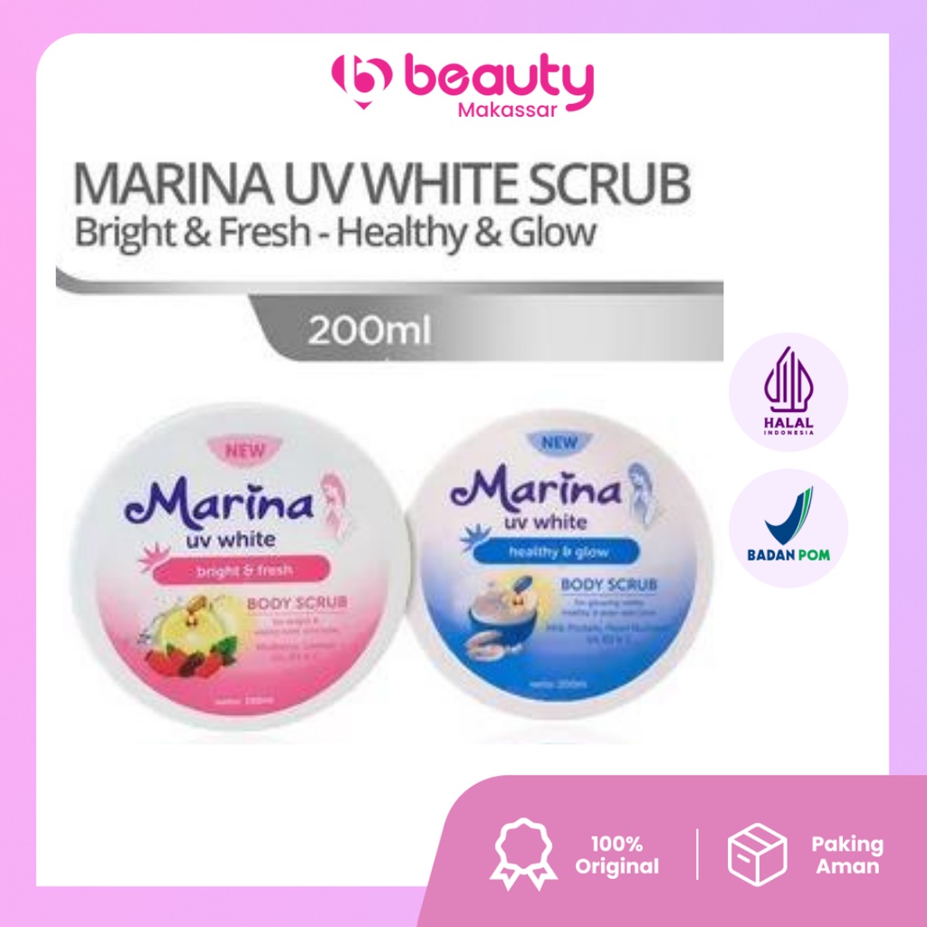 Marina Body Scrub 200 ML / Marina Lulur / Lulur Marina