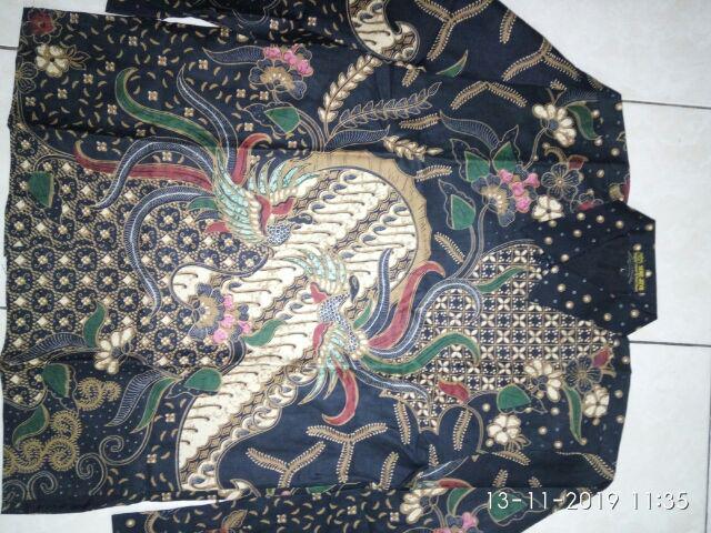 Peksi Luhur Kemeja Batik Pria Lapis Furing Katun Primisima Batik Cabut Batik Solo Batik Pria Modern