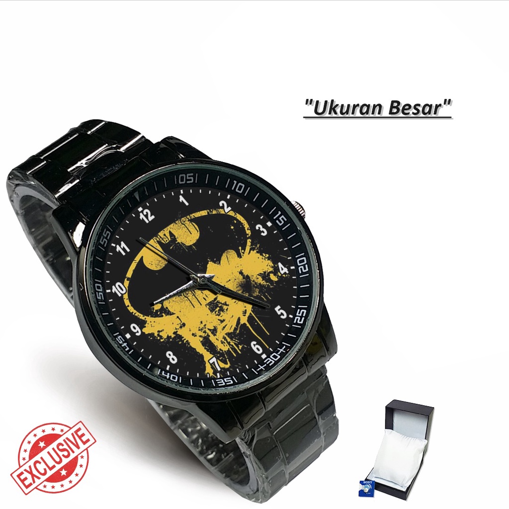 Jam Tangan Rantai Couple BATMAN FOREVER (Limited Edition)