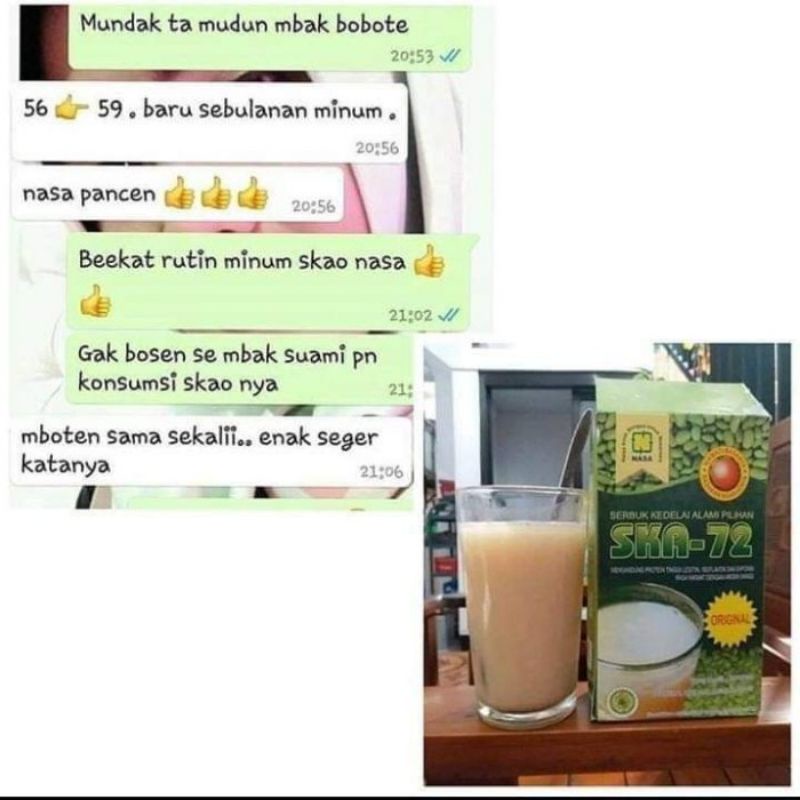 COD GRATIS Susu Kedelai Penggemuk Badan Herbal Aman