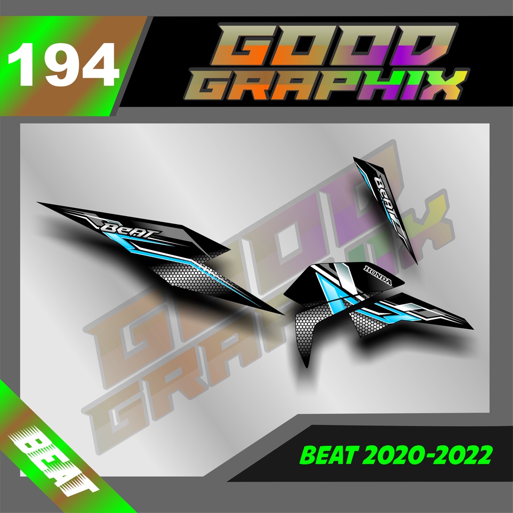 striping beat deluxe 2021 variasi STIKER BEAT 2021