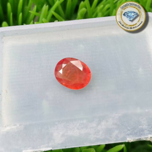 BATU ORANGE SAFIR NATURAL ASLI OREN