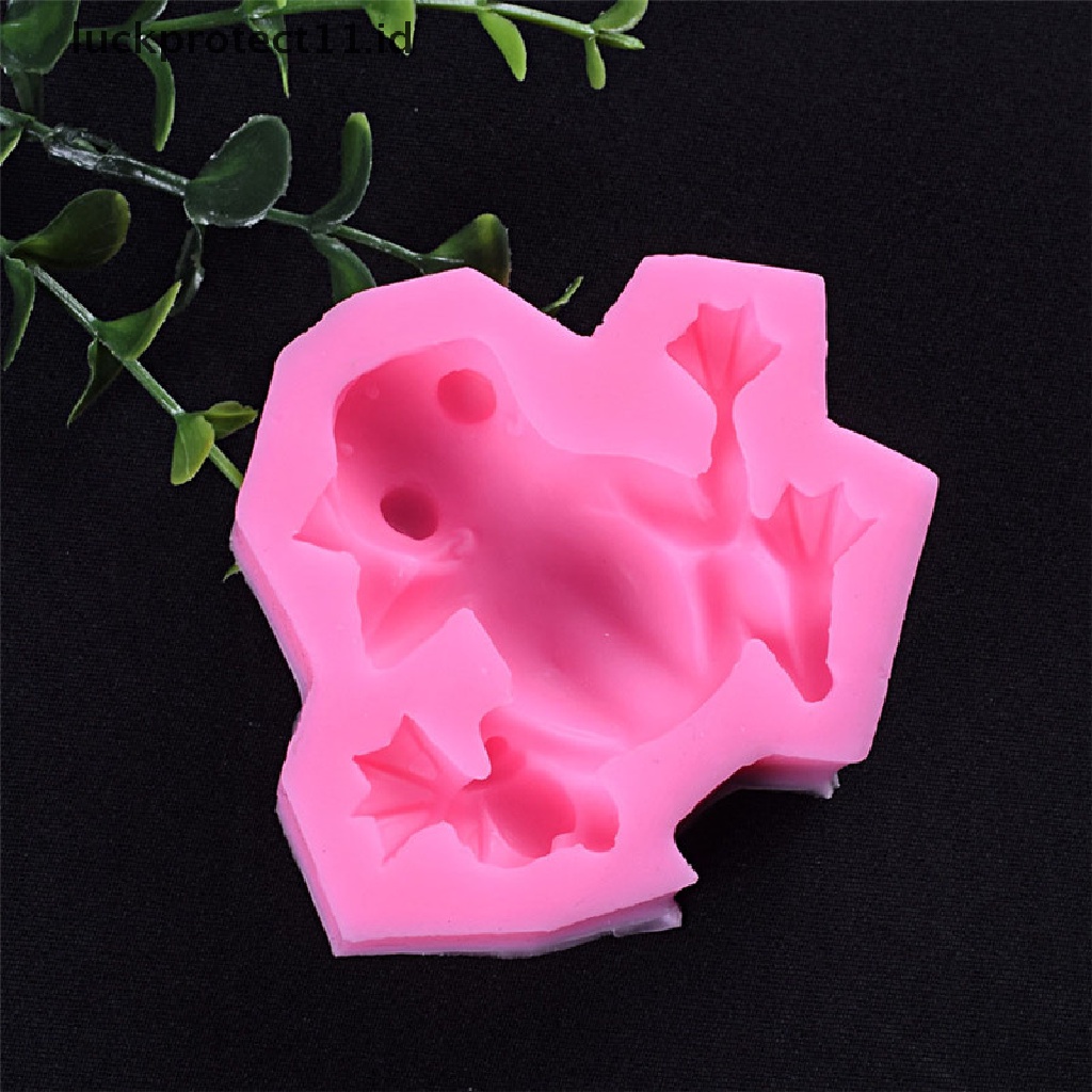 //HG&amp;ID// frog silicone fondant mold diy cake chocolate candy bakeware tools  .