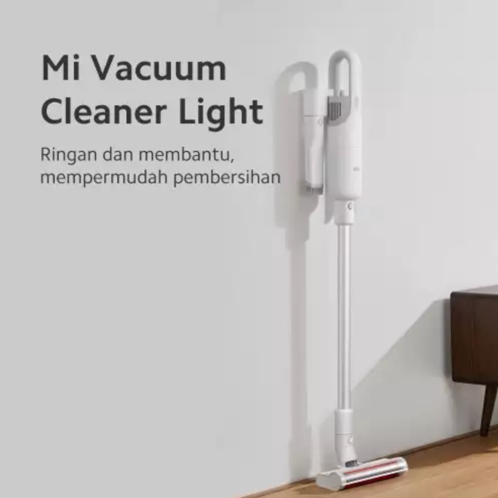 Xiaomi Mi Vacuum Cleaner Light Daya Hisap 50 AW Filtrasi 3 Langkah Masa Pakai Baterai 45 Menit Ringan