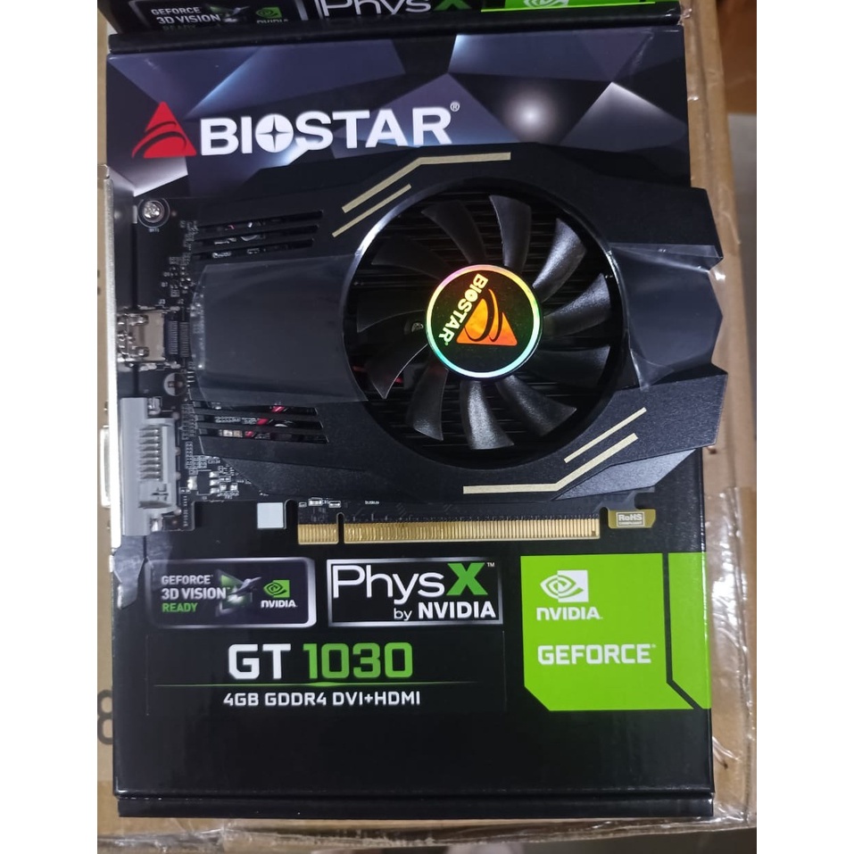 VGA BIOSTAR GT1030 4GB DDR4 GT 1030 4GB