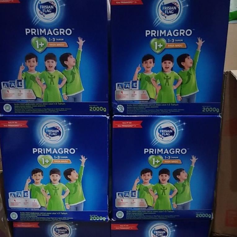 

[KODE YQ6DY] FRISIAN FLAG PRIMAGO 123 dan 456 Rasa Vanilla Madu 2000 gram (2Kg)