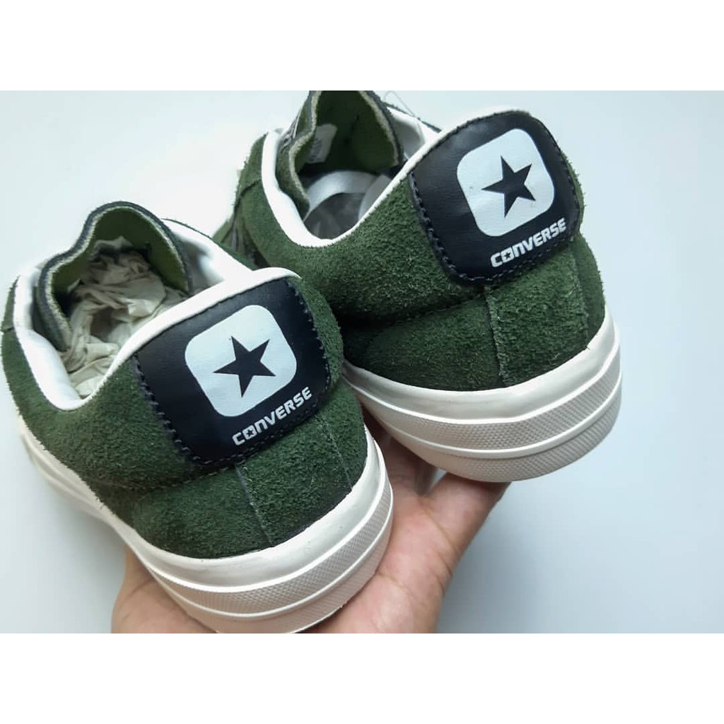 SEPATU IMPOR CONVERSE STAR PLAYER PREMIUM BLACK SNEAKERS HIJAU ARMY KADO HADIAH COUPLE CEWEK COWOK MURAH