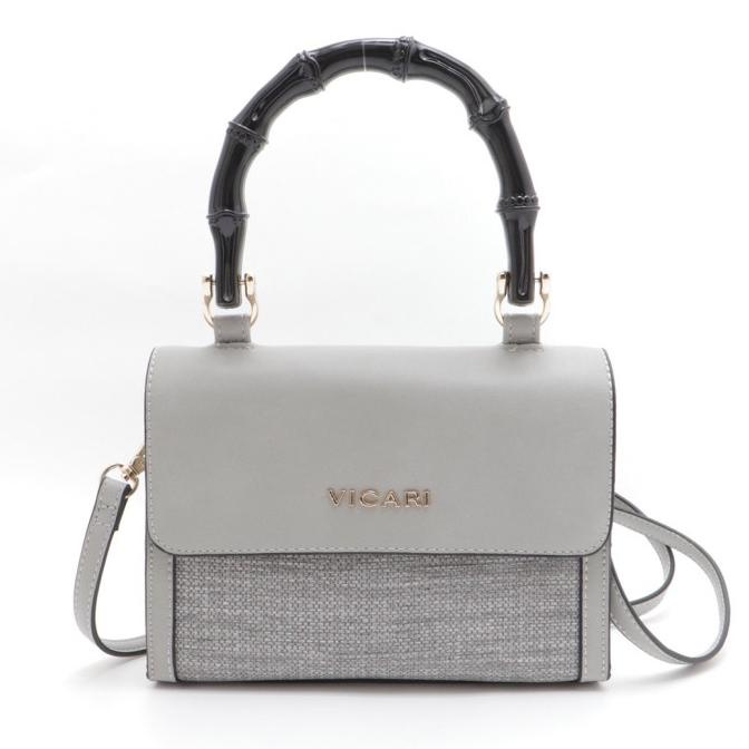 VICARI TAS WANITA FASHION SATCHEL BAG TERBARU SELEMPANG RANA COKLAT MU KU6163MH3