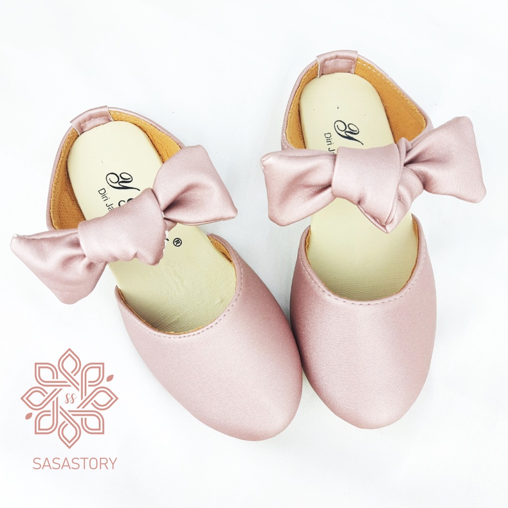 SEPATU SANDAL BAPAU FLATSHOES ANAK USIA 5 6 7 8 TAHUN HA11