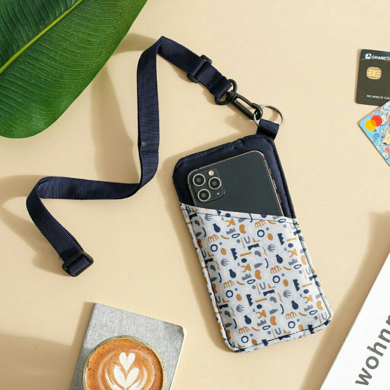 Tas Dompet HP Kalung Selempang Gantung Leher Footage Motif Misty™