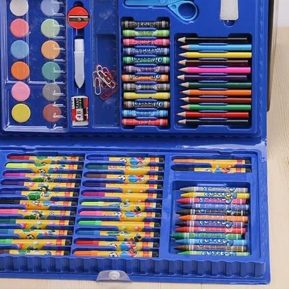 

❆ CRAYON STATIONARY SET 86 PC ALAT TULIS MENGGAMBAR PENSIL WARNA ART SET - D CARS ♫