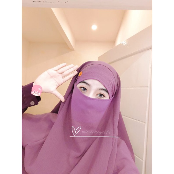 french khimar crinkle | Aeheejab