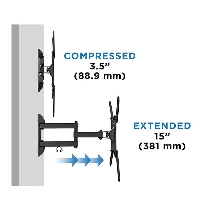 Bracket TV Swivel 4 arah 14 - 42 inch