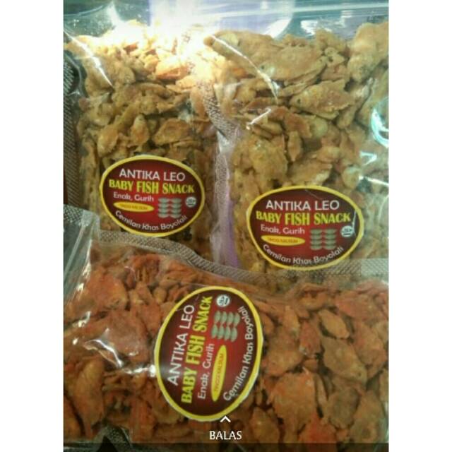 

Ikan krispi baby fish balado 150 gr