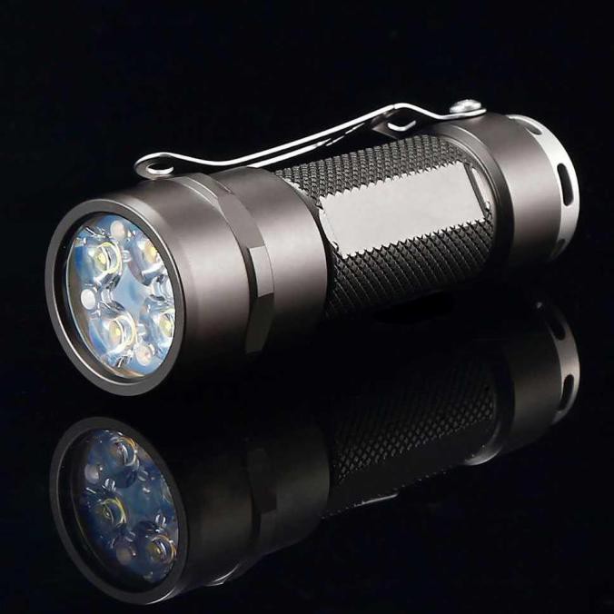 Jetbeam Rrt03 Raptor Flashlight Senter Tactical Led 1400 Lumens Xp-G3 Siyanasaras