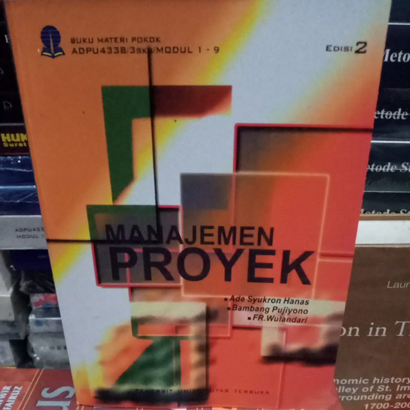 

buku manajemen proyek Ade Syukron edisi 2 Hamas Bambang Pujiyono fr Wulandari