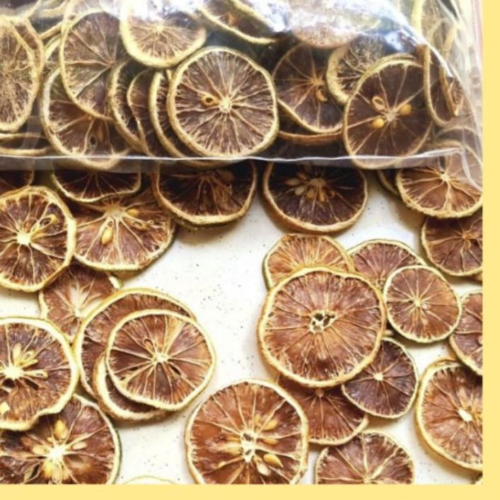 

「SUPER Sale」 Jeruk Lemon 100gr Kering Oven - Dried Lemon Slice Oven