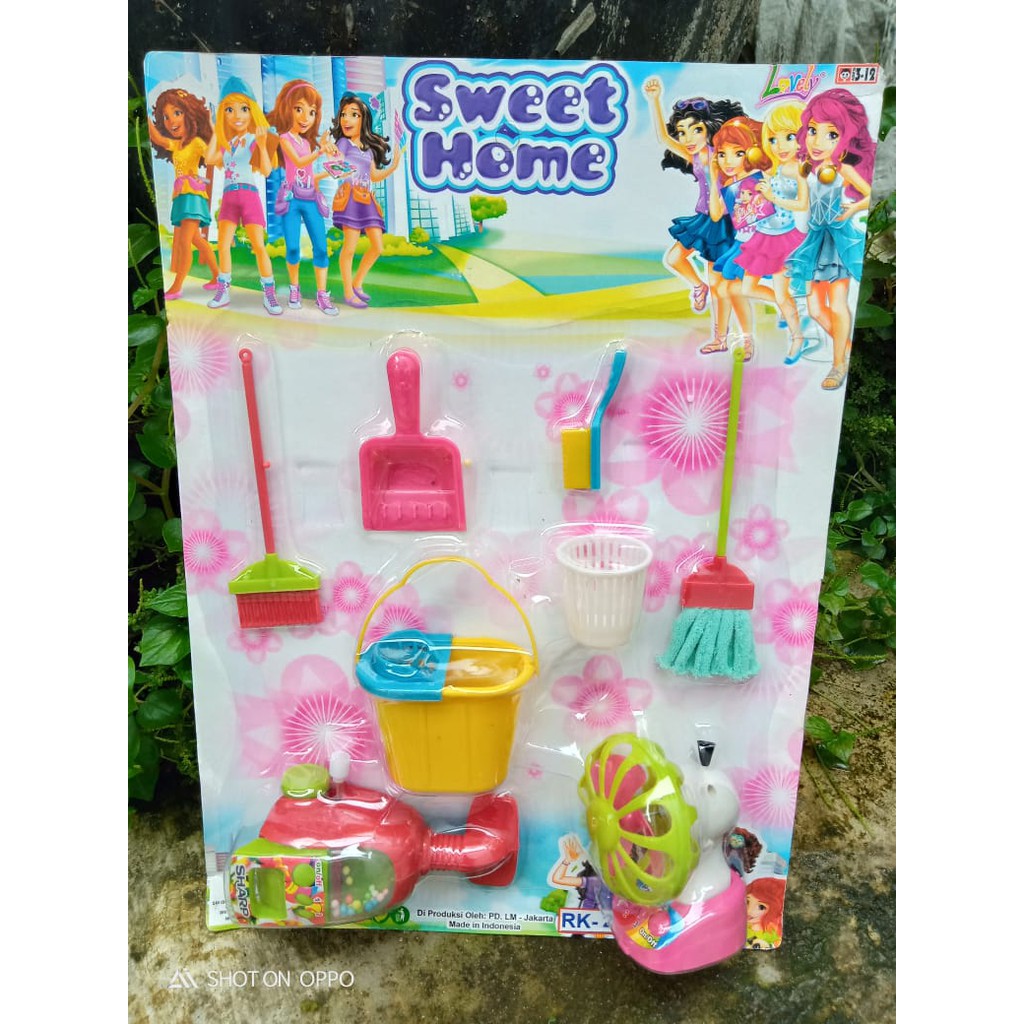 TRICKTRACK MAINAN PERLENGKAPAN IBU RUMAH TANGGA/MAINAN ALAT DAPUR/MAINAN ANAK/MAINAN UNIK DAN KEREN(