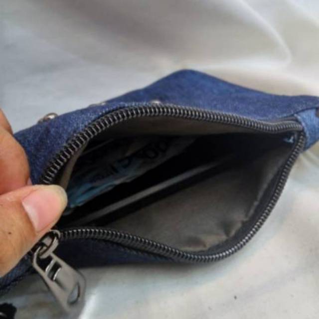 SMALL POUCH WALLET STUDD CLUTCH WALLET/tas selempang cewek import jeans