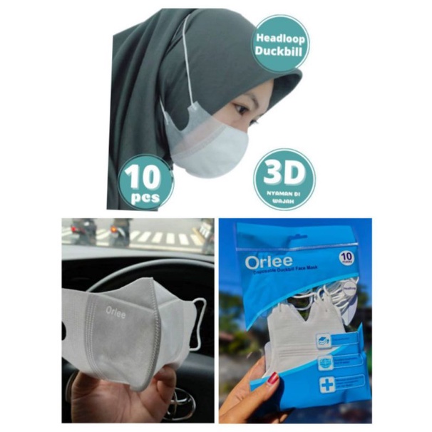 MASKER DUCKBILL ORLEE HIJAB