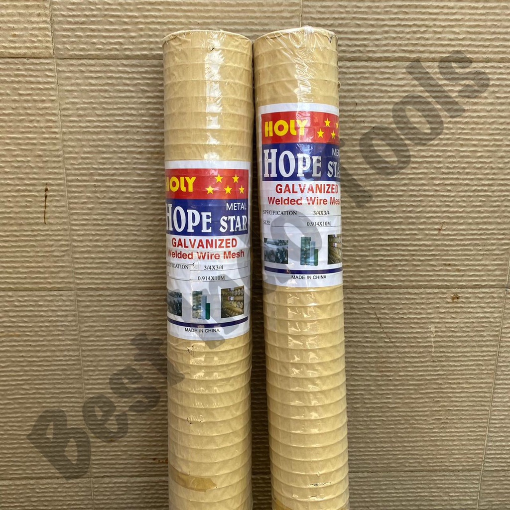 KAWAT LOKET GALVANIS 1/4" 1/2" 3/4" 1" INCH 10 M METER WELDED WIRE MESH GALVANIZED KANDANG AYAK ROLL