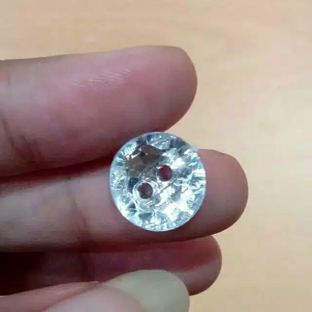 100 PCS Kancing Kristal Bening Diameter 11,13,15,18mm - Kancing Kristal Bening