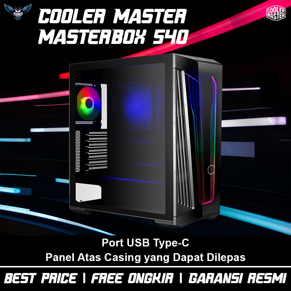 Cooler Master MasterBox 540 ARGB | Gaming Case PC Casing ATX