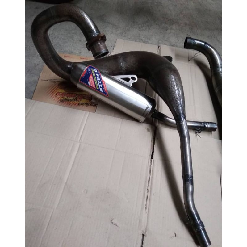 Knalpot BPAZZ Suzuki TS Bahan Galvanis Original B-PAZZ