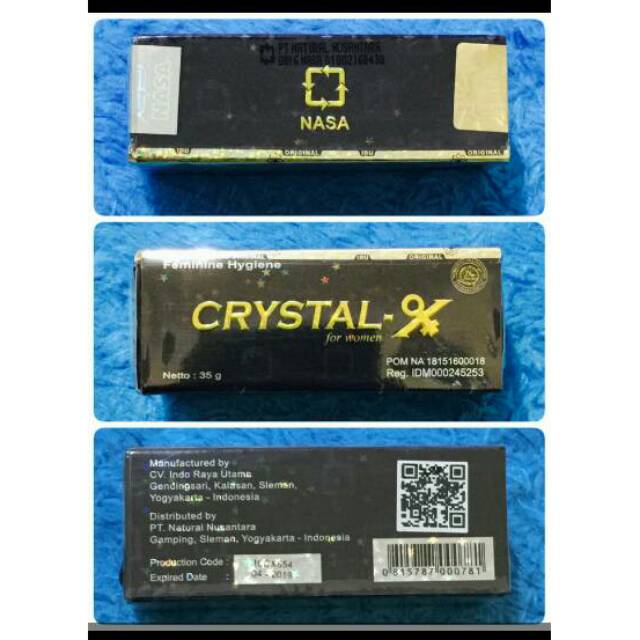 CRYSTAL X NASA ORIGINAL/CRYSTAL X-NASA New ori