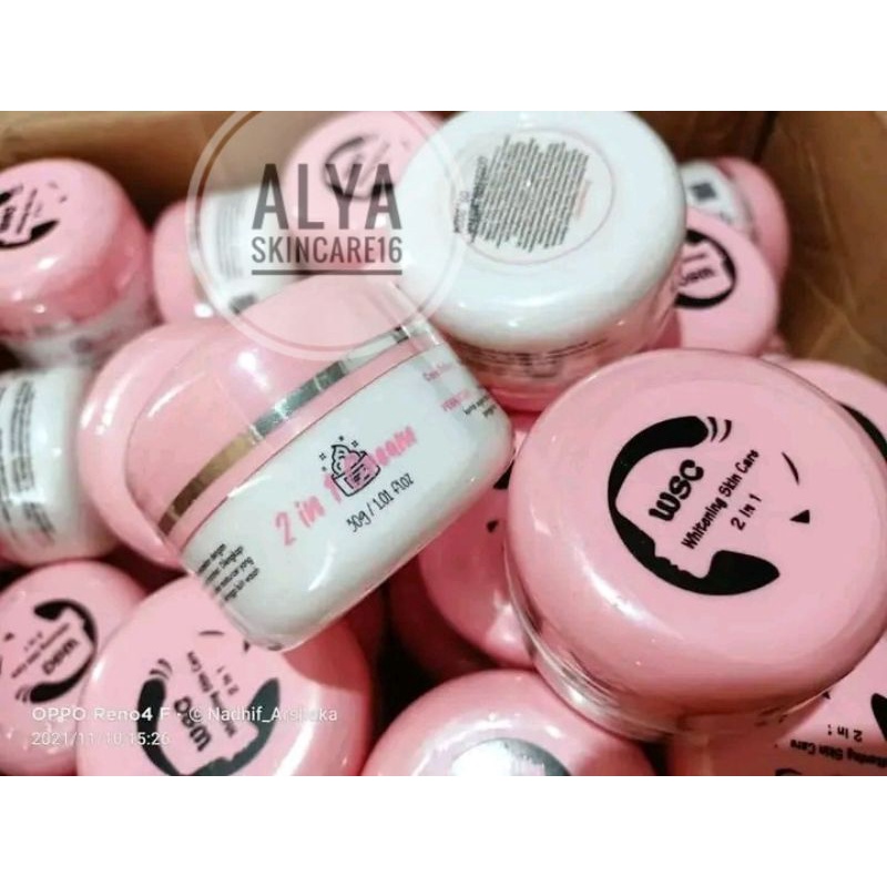 ❣️pinky❣️ CREAM WSC 2IN1 BPOM ORIGINAL