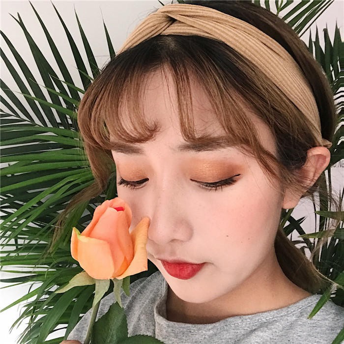 Bandana Korea Style Bando Rambut Fashion Wanita HairBand Rajut Karet Bandana Elastis