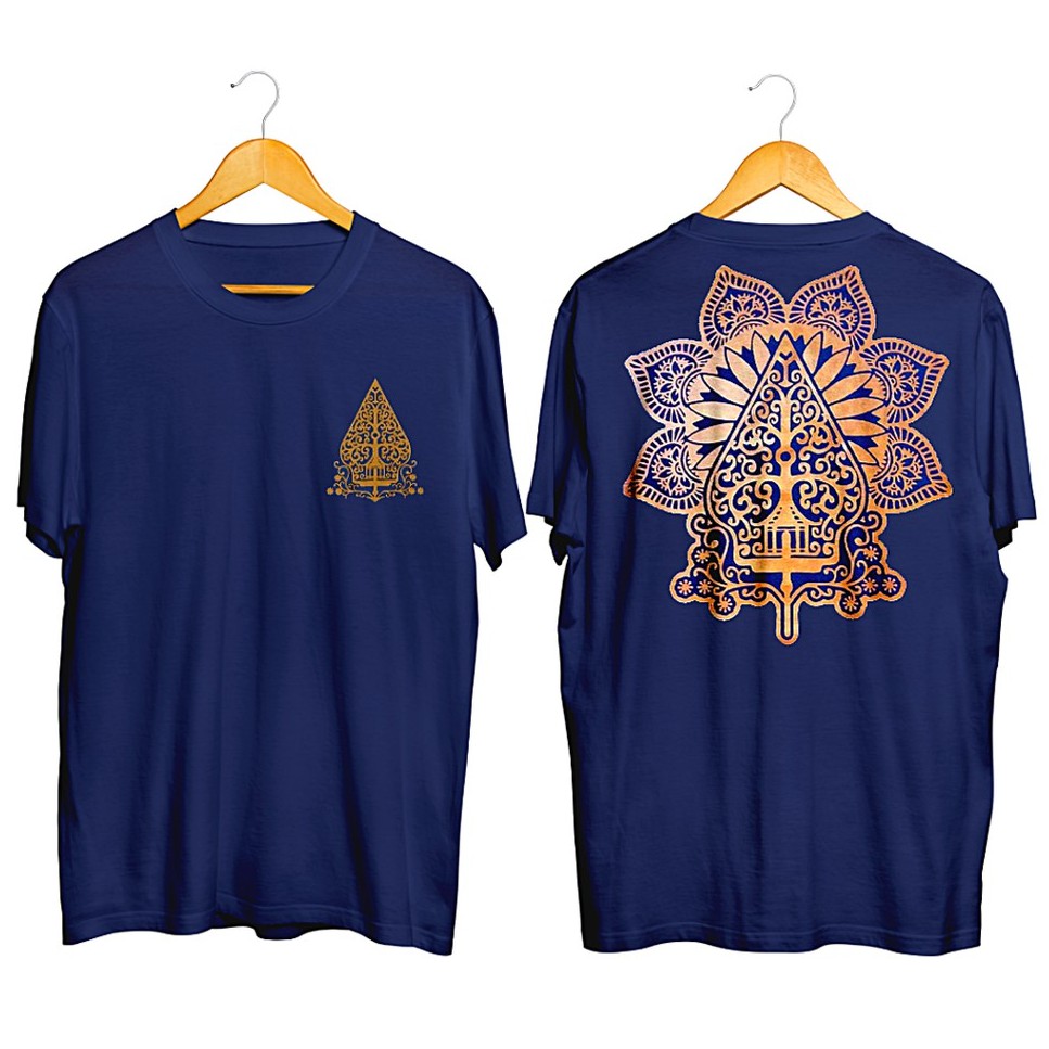 Kaos Wayang Gunungan Segitiga Jawa  Tshirt Sunda Distro  Atasan Pria | Wanita